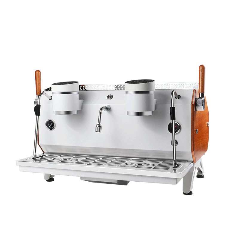 Máquina de Espresso Comercial 2 Grupos 6000W 220V Trifásico...
