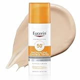 Eucerin Oil Control Sun Gel-Cream Dry Touch SPF 50+ 50ml, Unscented Sun Protection Gel for Sensitive, Oily and Acne-Prone Skin, Fast-Absorbing Sunscreen with UV Filter - Image 1