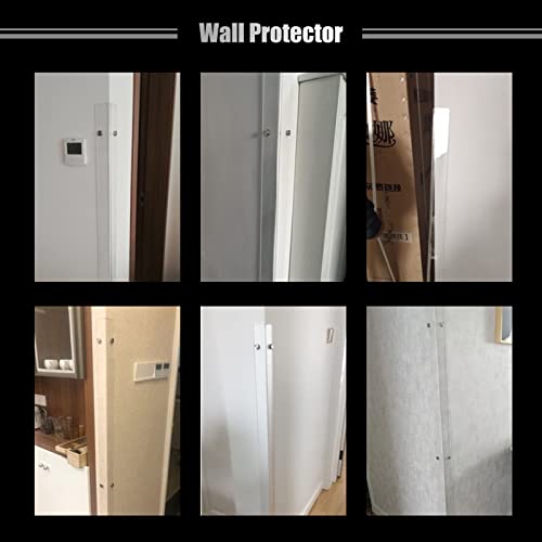 Protectores de esquina transparentes para paredes, protectores de bordes acrílicos en forma de L para seguridad infantil y protección de muebles