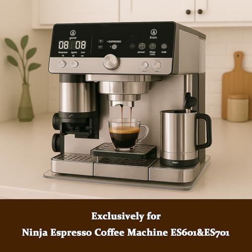 Espresso Coffee Sliding Tray for Ninja Luxe Cafe Accessories Breville Espresso Machine Accessories, Transparent Acrylic Coffee Slider Board Compatible with ninja luxe cafe espresso machine ES601&ES701 - Thumbnail 3