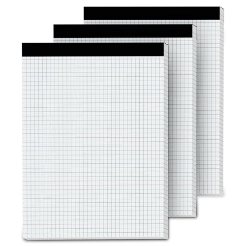 Aidunmis Graph Paper Pads 8.5 x 11, 4x4 Quad Ruled, 3 Pack...