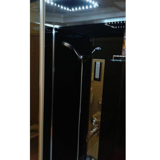 Bagno Italia Cabina de ducha hidromasaje 80 x 120 cm montaje rápido Quick Line radio bluetooth