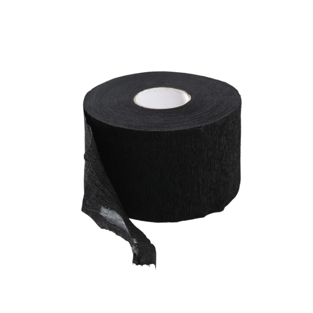 SunaOmni Tiras de papel desechables para el cuello, color negro, material de rendimiento para estudio de corte de pelo, uso doméstico, accesorio de cuello de peluquería