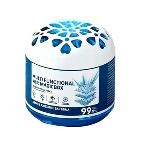 Natural Air Freshener - 120g Home Air Purifier Box, Odor Control Neutralizing System, Fragrance Free Dust Reduction Supply, Scentless Cleaning Solution | for Student Dorm Pet Area Gym Locker