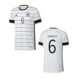  adidas DFB Deutschland Trikot Home EM 2020 inkl. Original Flock (Kimmich + 6, S)