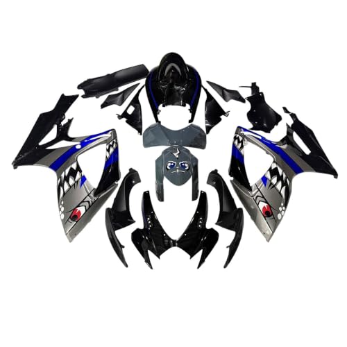 Shark Attack Grey Fairing Kit for Suzuki GSXR600 GSXR750 2006 2007 Bodywork