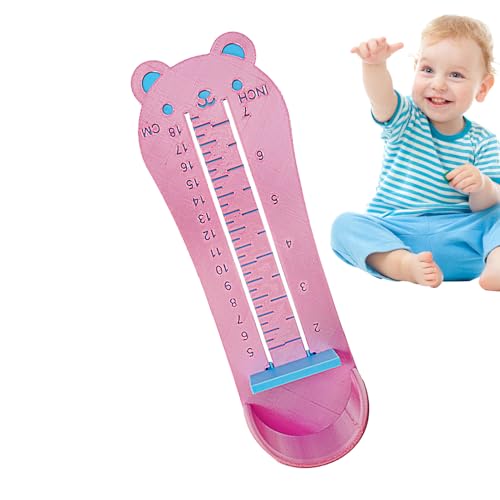 Herramienta De Medición De Zapatos Para Niños: Herramienta De Regla De Medición De Zapatos, Escala De Tamaño Ajustable | Ligero De Zapatos Para Niños, Herramienta De Medición De Lectura Fácil, Guía De