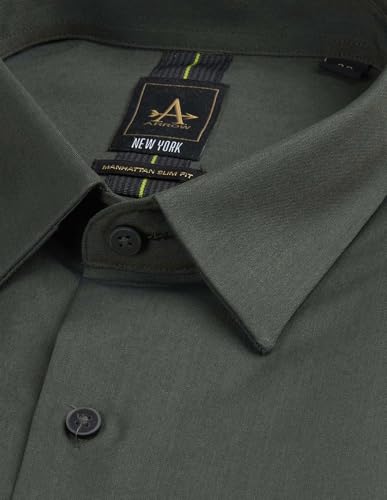 Image of Arrow New York Men's Solid Slim Fit Shirt