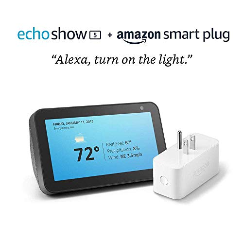 Echo Show 5 Charcoal with Amazon Smart Plug