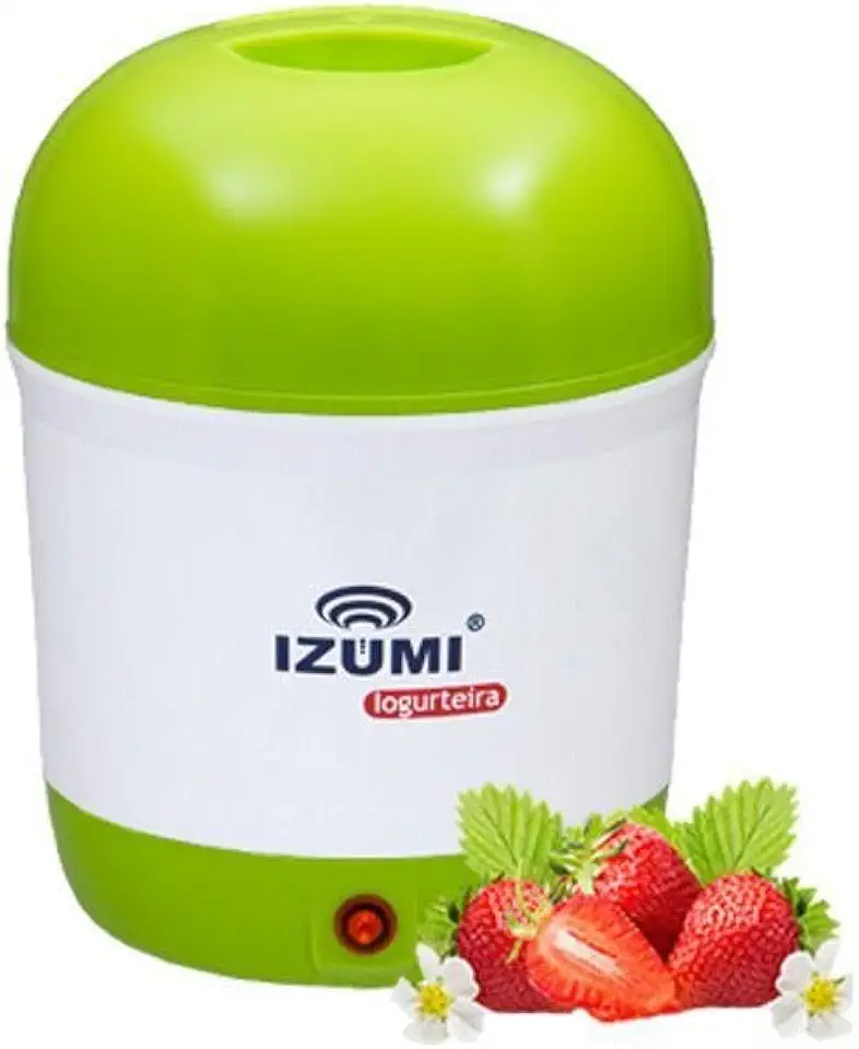 Iogurteira Elétrica Verde + Dessorador Iogurte Grego Izumi