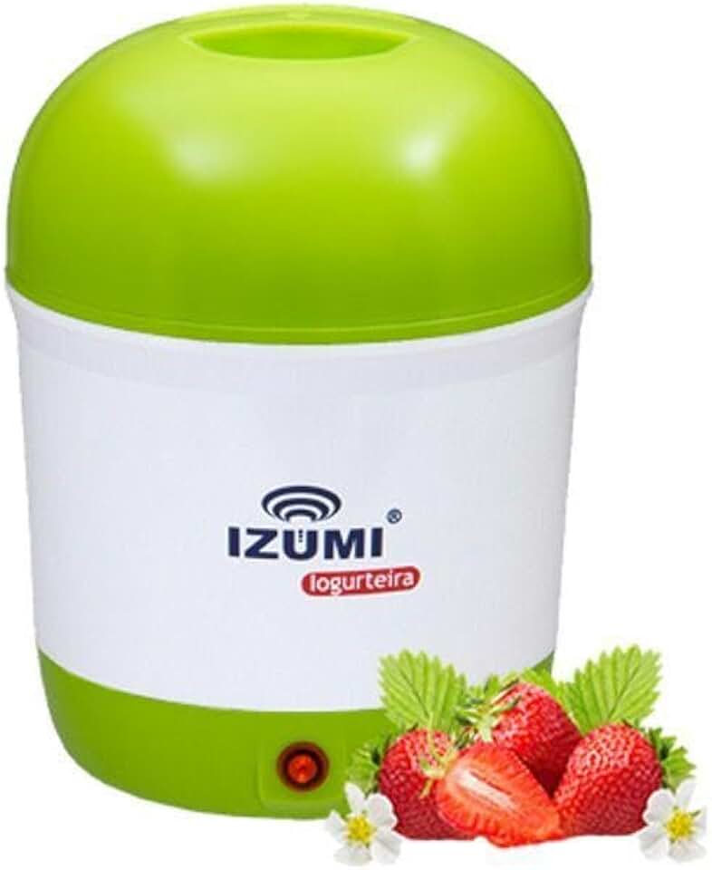 Iogurteira Elétrica Verde + Dessorador Iogurte Grego Izumi
