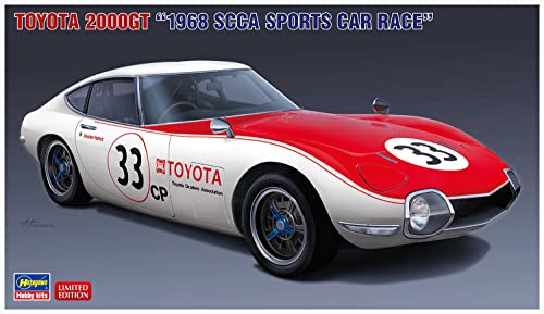 ハセガワ 1/ 24 トヨタ 2000GT “1968 SCCA スポーツカーレース”プラモデル