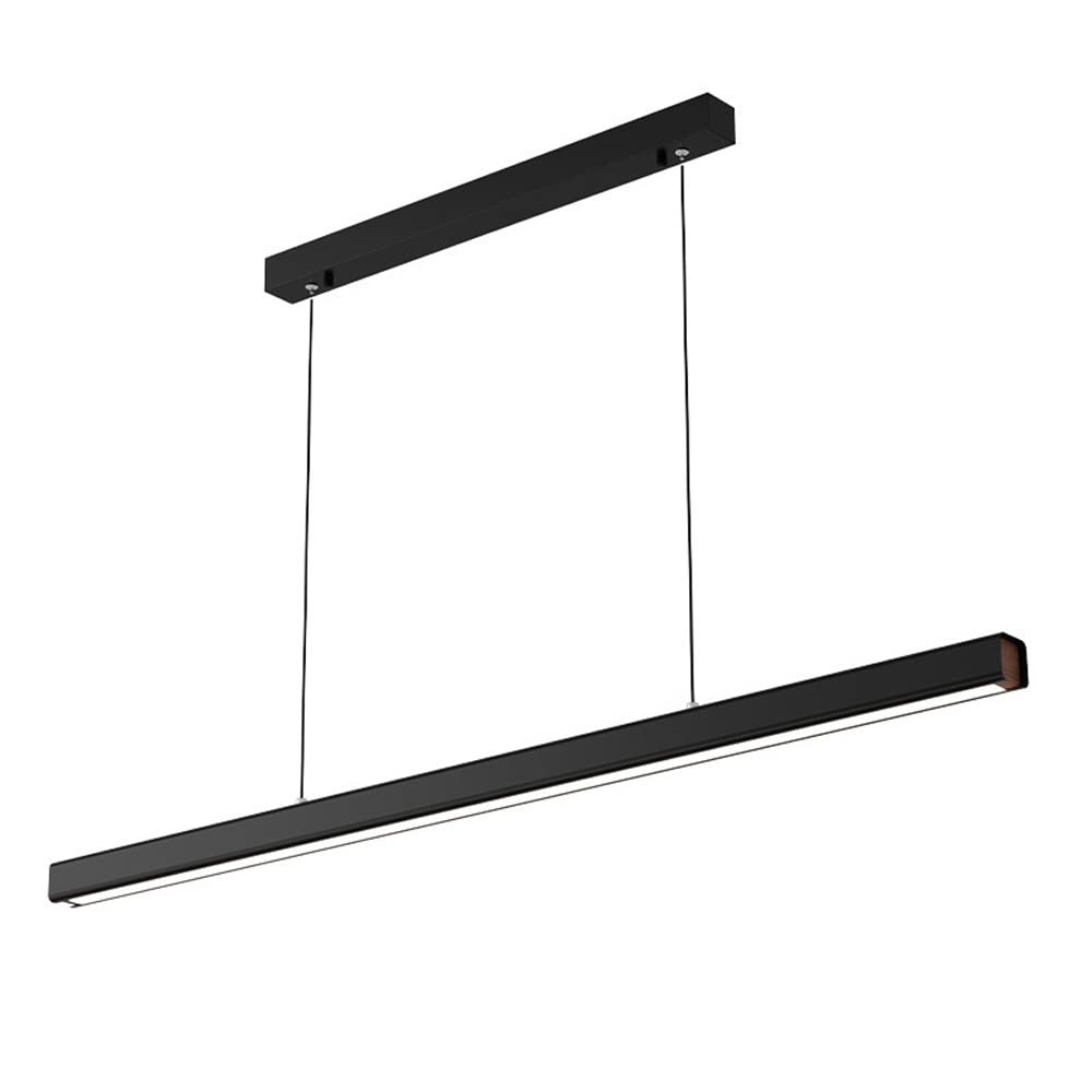 Lampada a sospensione a LED dimmerabile, lampadario lineare minimalista con telecomando, lampada a sospensione moderna a soffitto, tavolo da biliardo sala da pranzo lampadari ad isola cucina