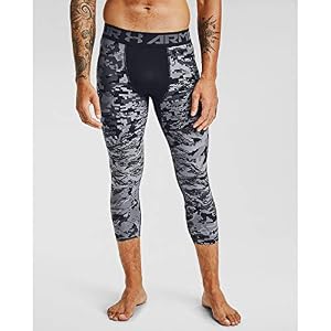 Under Armour HeatGear 3/4 Kompressionsleggings Schwarz