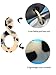 8 Pairs Resin Drop Hoop Dangle Earrings Acrylic Tortoise Shell Statement Earrings in Bohemian Style for Women Girls (Style Set 1)