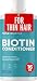 Natural Biotin Conditioner For Hair Loss - DHT Blocker Hair Growth Hair Follicle Stimulator - Dry Damaged Hair Treatment Sulfate Free With Aloe Vera Jojoba Oil Sea Buckthorn and Argan Oil, 16oz, 473ml