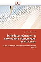 Statistiques Générales Et Informations Économiques En Rd Congo 6131585040 Book Cover