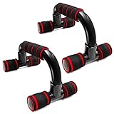 ❤️【LANGLEBIG&Rutschfest】 Push-Up-Stangen aus hochwertigem Polypropylen sind robust und stark genug, um jedes Gewicht zu tragen. Das schweißabsorbierende Weichschaumkissen ist für einen rutschfesten und bequemen Griff ausgelegt. Die Halterung verfügt über eine H-förmige, verstärkte Struktur, die eine starke Stabilität aufweist und ein Verwackeln durch ungleichmäßige Beanspruchung verhindert, um die Push-Up-Stangen stabil zu halten alle Arten von Bodentypen ohne zu verrutschen oder wegzurutschen.