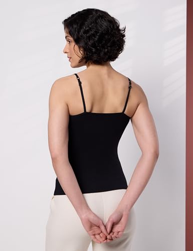 Image of Symbol Premium Women's Modal Elastane Stretch Camisole with Adjustable Straps | Anti Microbial Finish