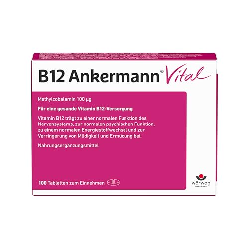 B12 Ankermann® Vital: Deine B12-Quelle. Ideal für Veganer, 100 Stück