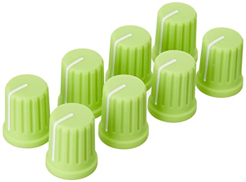 Reloop Knob Cap Set green - revestimiento de goma para un mayor agarre, compatible con muchos...