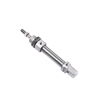 MI10/12/16/20/25 Stainless Steel Small Cylinder 5-150mm Stroke Ring Pneumatic CylindersStroke 50mm,Bore 16mm