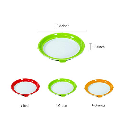 Cucudy Bandeja de Preservação de Alimentos Bandeja de Preservação de Vácuo Empilhável com Tampa Elás