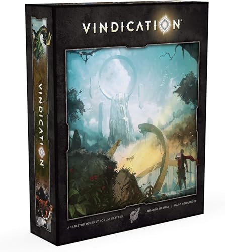 Orange Nebula Vindication Board Game - Heroic Attributes, Modular Map,