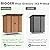 WACASA Storage Shed 5.3X3.2 FT, Outdoor Storage Shed Waterproof with Sloped Roof & Double Lockable Doors,Small Metal Sheds & Outdoor Storage with Vents, Garden Tool Shed for Bike,Toy,Lawnmower (Brown)
