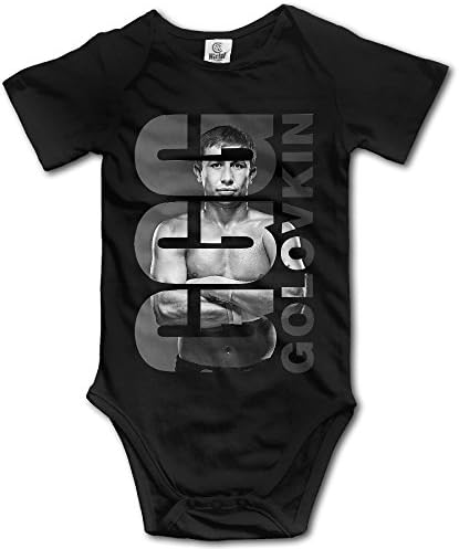 KFJNJINS Gennady Golovkin GGG Logo Baby Climbing Clothes Bodysuit
