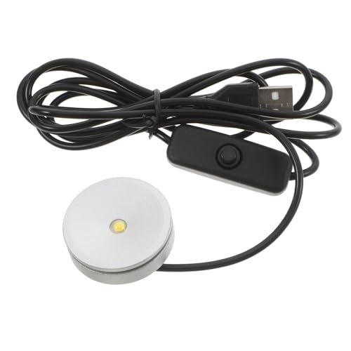 DIYEAH Led Reading Light 3w Neutral Diffuser Under Cabinet Lighting Desk Lighting -Powered Mini Floodlight