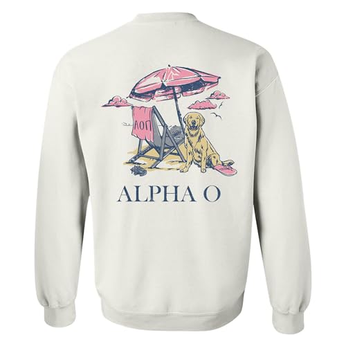 Kite And Crest Alpha Omicron Pi Sweatshirt