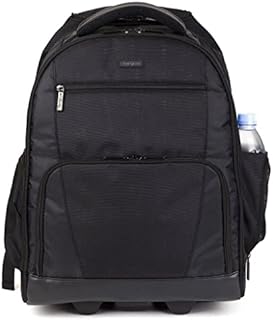 Targus TSB700EU 15.4" Rolling Notebook Backpack, Black