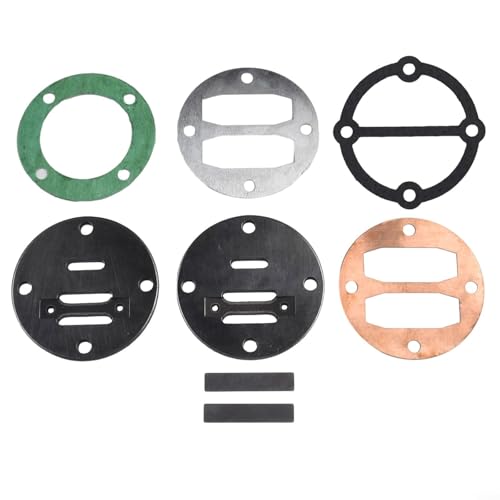 Válvulas de metal de repuesto de componentes de culata diseñadas específicamente para compresores de pistón, con una distancia de 46 mm entre agujeros