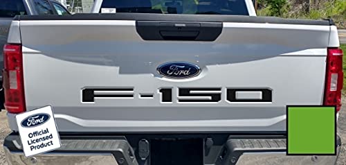 Decal Mods 2021-2026 Tailgate Insert Decals Letters Inlays Indent Stickers (Thin Decal) for Ford F150 (2021-2026) (Vibrant Green) - CVGN