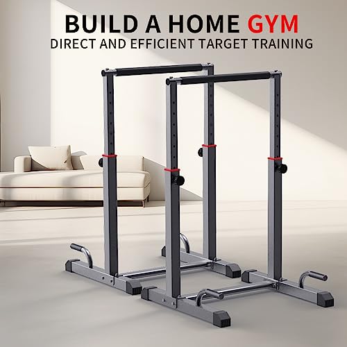 K KiNGKANG Dip Bar Station Set, 9 Level Adjustable, 1200lbs Heave Duty Dip Station for Full Body Workout Fitness,Functional Parallettes Bars by K KiNGKANG - Image 4