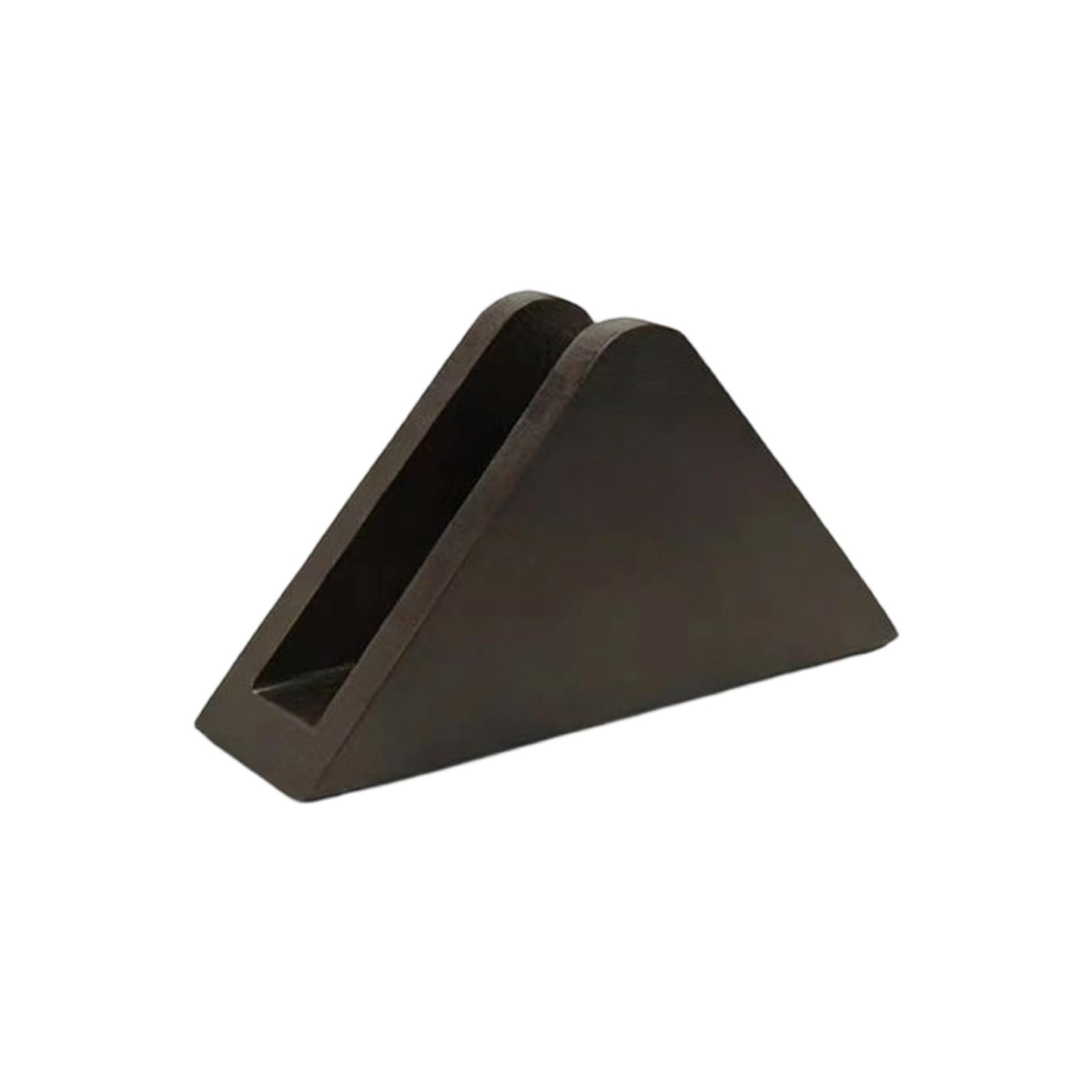 Xinsheinelry Handcrafted Real Wood Triangle Tissue Holder Sturdy and Stylish for Countertop or Tabletop Kitchen Tissue Holder