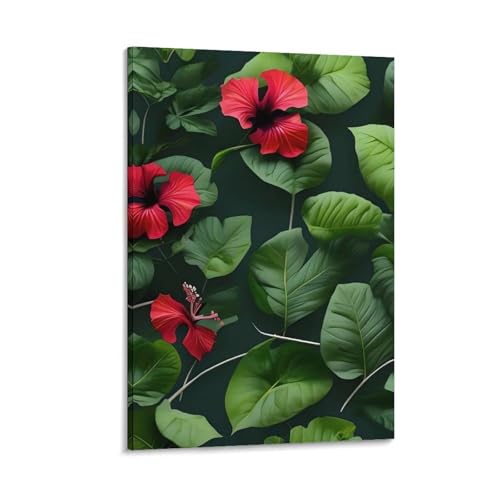 Impression sur toile moderne haut de gamme motif végétation sauvage