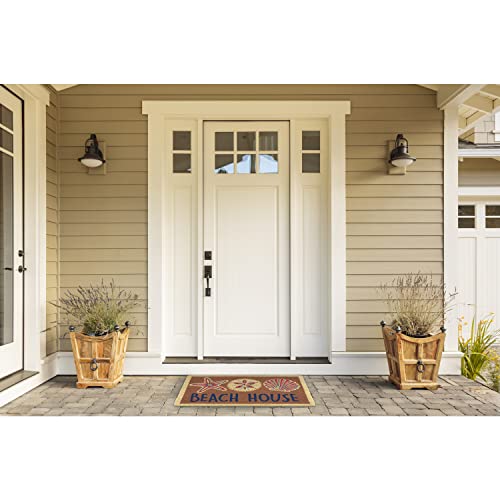 DII Fun Greetings Home Décor Indoor/Outdoor Natural Coir Fiber Doormat, 18x30, Beach House, 46 x 76 cm (Rectangular) - Image 4