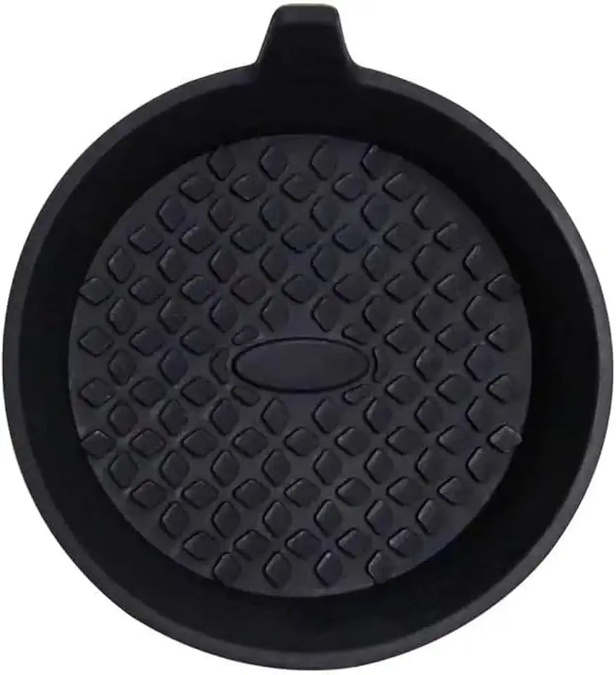 Kit 2 Porta Copos Carro Borracha Antiderrapante Universal Preto