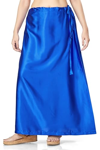 Image of Madhu Fashion Women's Satin Saree Petticoat Saree Underskirt