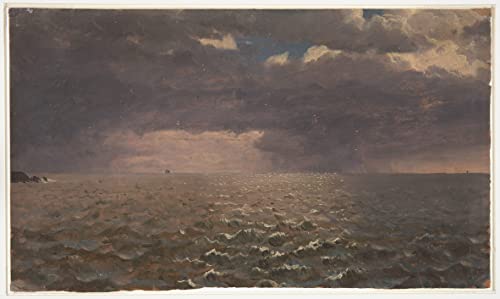 Affiche toile Stormy Sea de Frederic Edwin Church pour grand salon élégant
