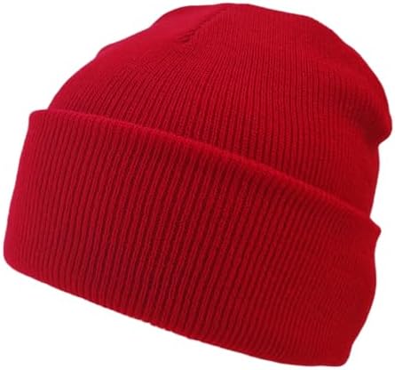Beanie Hat Plain Soft Comfortable Casual for Men Women Warm Knitted Winter Woolly Skully Ski Headwear Stretchy Thermal Unisex Cap Perfect for Daily Wear Outdoor Sports and Hiking