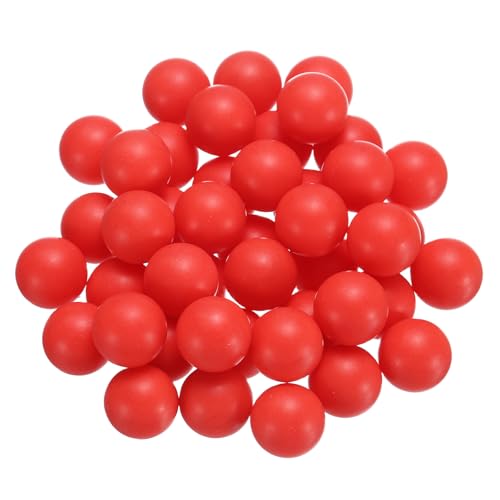 uxcell 25pcs PP Plastic Bearing Balls 5/8" Solid Plastic Balls, G2 Precision Bearing Ball Frosted Surface, Red