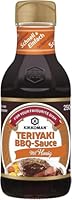Kikkoman, Salsa Teriyaki BBQ con Miele, Salsa Marinata di Alta Qualit&agrave;, a Base di Salsa di Soia, Salsa Agrodolce, Adatta per Insaporire Carne e Verdure alla Griglia, Bottiglietta da 250 ml