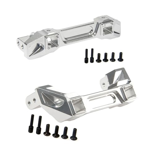 �̂��߂�TRX-4 1/10 RC �N���[���[�J�[�p�[�c�ɓK���A���~�����t�����g & ���A�o���p�[�}�E���g �o���p�[���t������(Silver 1Set)