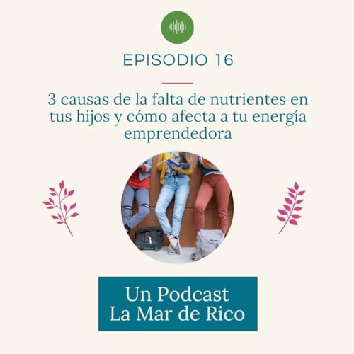 『Episodio 16 - 3 causas de la falta de nutrientes en tus hijos y cómo afecta a tu energía emprendedora』のカバーアート