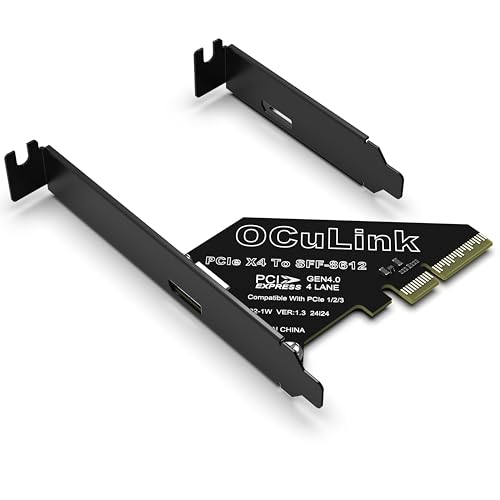 Adaptador OCuLink PCIe 4.0 x4 para eGPU y U.2 SSD miniatura 1