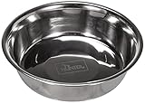 HUNTER Edelstahlersatznapf für Melamin-Napf, Trinknapf, Futternapf für Hunde und Katzen, 350 ml, silber