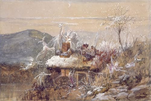 Tableau Impressions d'art Mural Veille de Noël vintage PSVDCTOO 60x90cm